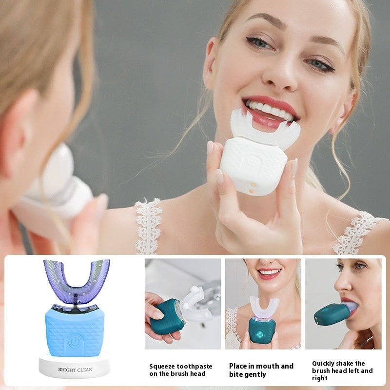 Adult U-shaped Electric Toothbrush Sonic Soft