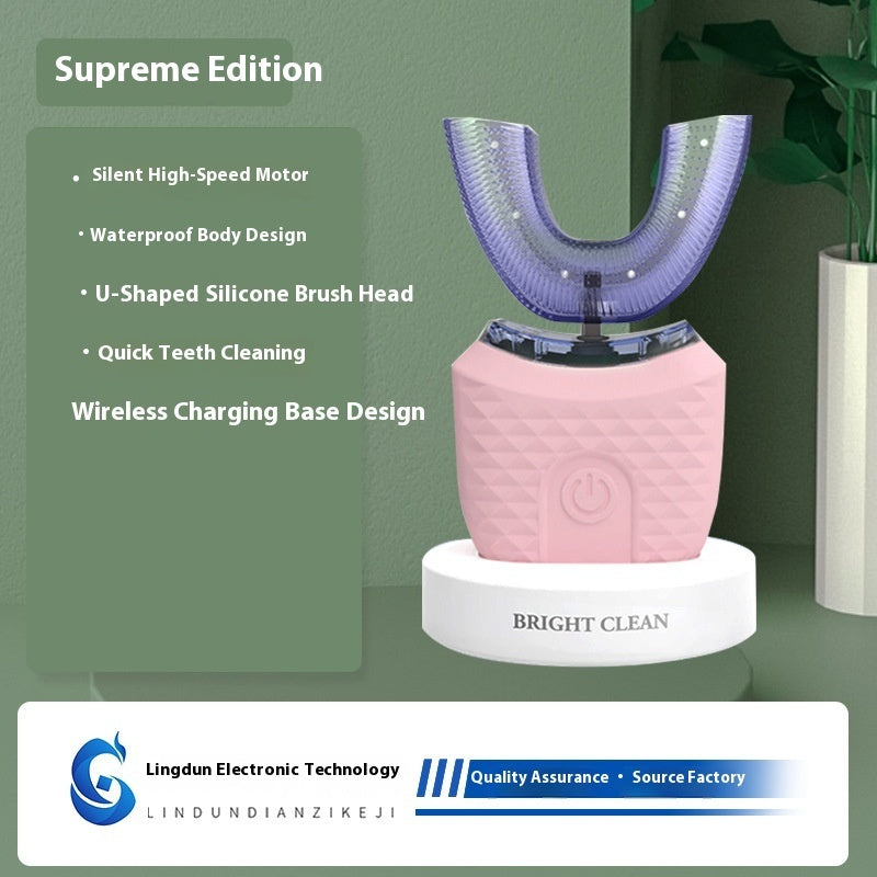 Adult U-shaped Electric Toothbrush Sonic Soft