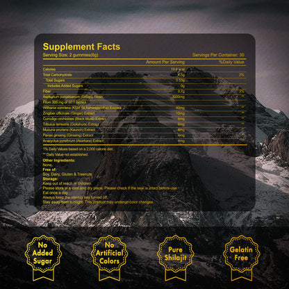 Himalayan Natural Shilajit Gummies